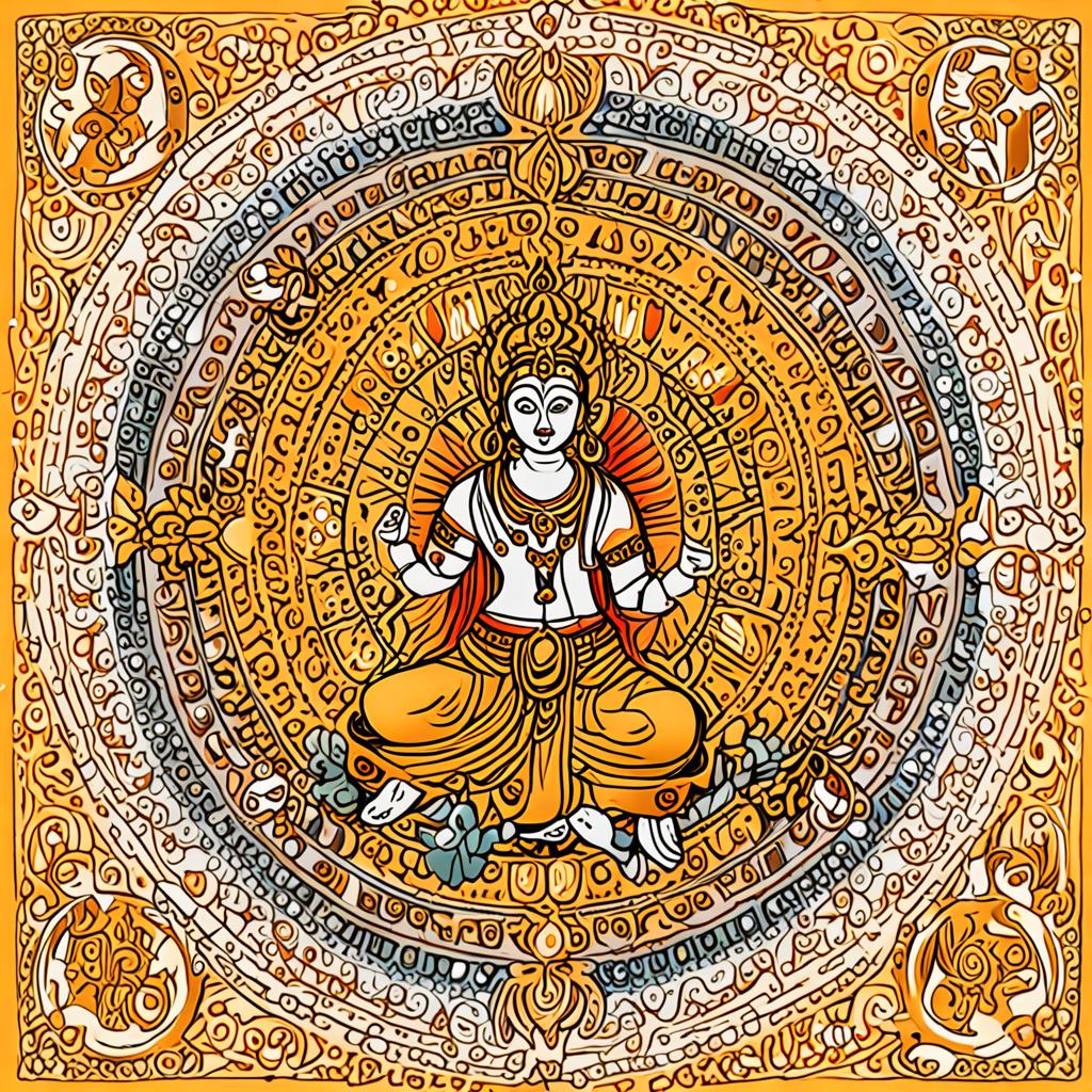 Kurma - Mountain Form — Shiva Purana: Karttikeya and Ganesha | Hindu sacred image