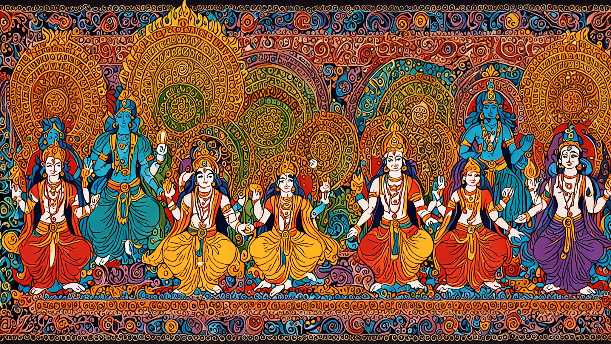 Nanda - Child Form â€” Custom Theme | Hindu sacred image